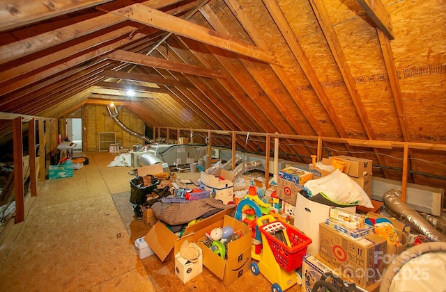 1610 Ford St, Charlotte, NC 28216 - view of unfinished attic