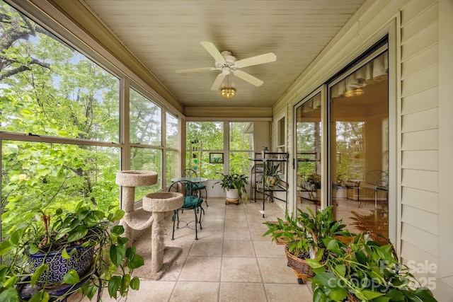 5 Governors Dr, Hendersonville, NC 28791 - sunroom / solarium with ceiling fan