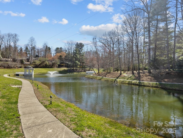 5 Governors Dr, Hendersonville, NC 28791 - water view featuring a tree filled landscape