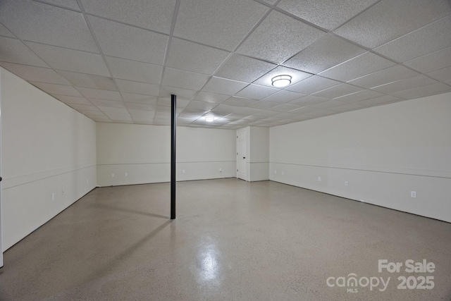 16 Lake Forest Ln, Hendersonville, NC 28739 - finished basement with a drop ceiling