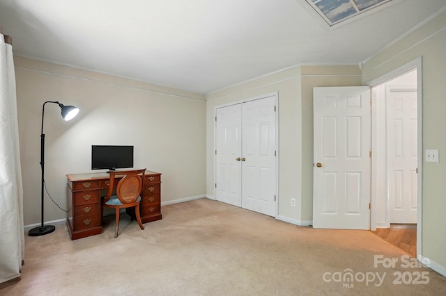 8744 Barrister Way, Charlotte, NC 28216 - office space featuring light carpet, baseboards, and ornamental molding