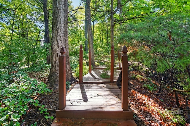 8744 Barrister Way, Charlotte, NC 28216 - view of wooden terrace