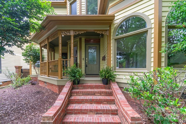 416 E Park Ave, Charlotte, NC 28203 - property entrance featuring covered porch