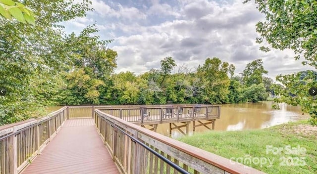 447 17th St, Cramerton, NC 28032 - dock with a water view