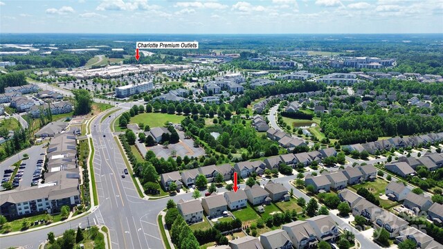 8916 Inverness Bay Rd, Charlotte, NC 28278 - aerial view of property's location featuring nearby suburban area