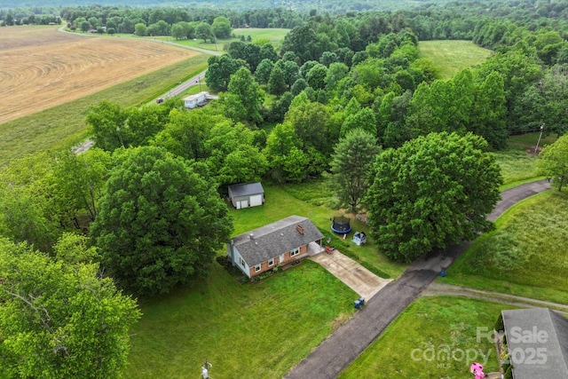 view of rural area