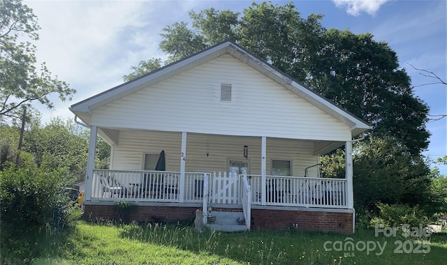 24 Pearl St Unit 8A & 8B, Granite Falls, NC 28630 - bungalow-style home with covered porch