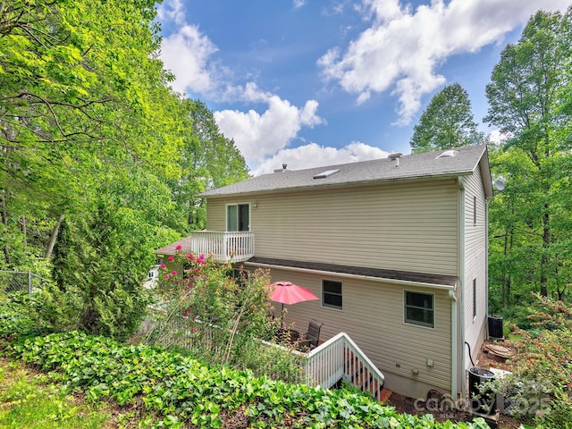 26 Morrow Dr, Fairview, NC 28730 - rear view of property featuring a balcony