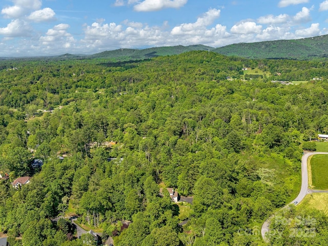 26 Morrow Dr, Fairview, NC 28730 - aerial overview of property's location featuring a forest and a mountainous background