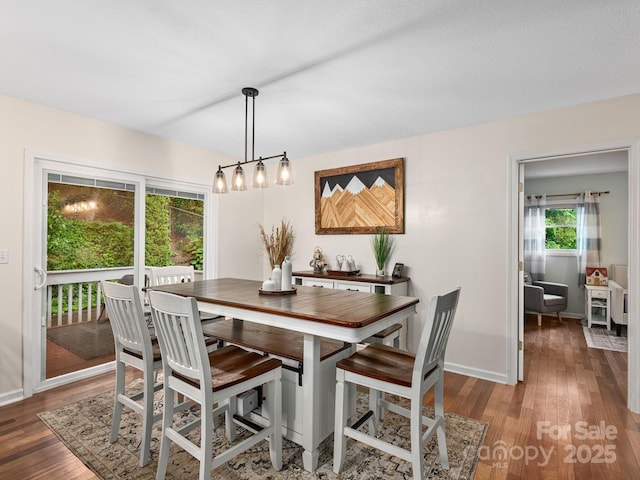 26 Morrow Dr, Fairview, NC 28730 - dining area featuring wood finished floors and baseboards