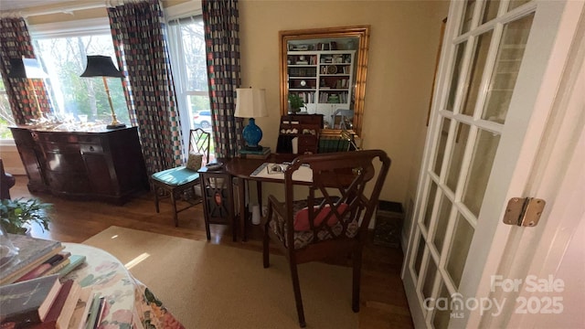 700 Valleyview Dr Unit 1, Albemarle, NC 28001 - living area with wood finished floors and healthy amount of natural light