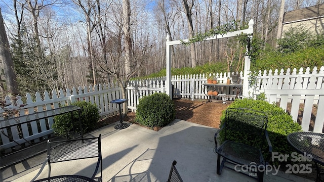 700 Valleyview Dr Unit 1, Albemarle, NC 28001 - view of patio with fence