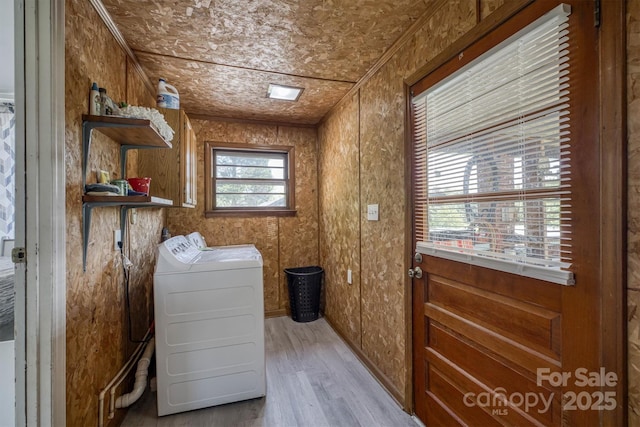 3803 Cook Rd, Valdese, NC 28690 - laundry room featuring independent washer and dryer and light wood-type flooring