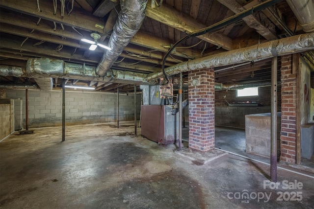 3803 Cook Rd, Valdese, NC 28690 - below grade area featuring heating unit