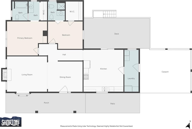 3803 Cook Rd, Valdese, NC 28690 - view of property floor plan