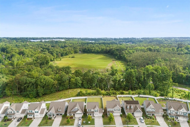 2104 New Hope Branch Way, Belmont, NC 28012 - aerial perspective of suburban area with a heavily wooded area