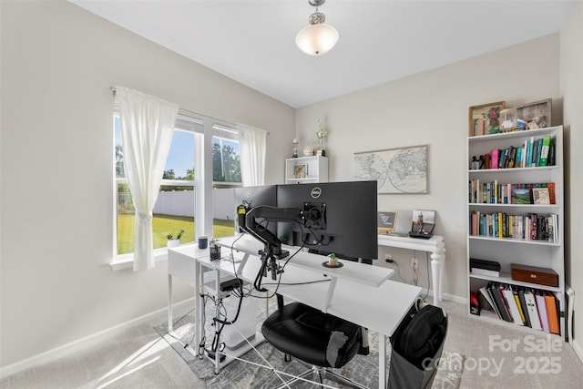 2104 New Hope Branch Way, Belmont, NC 28012 - home office featuring carpet flooring and baseboards
