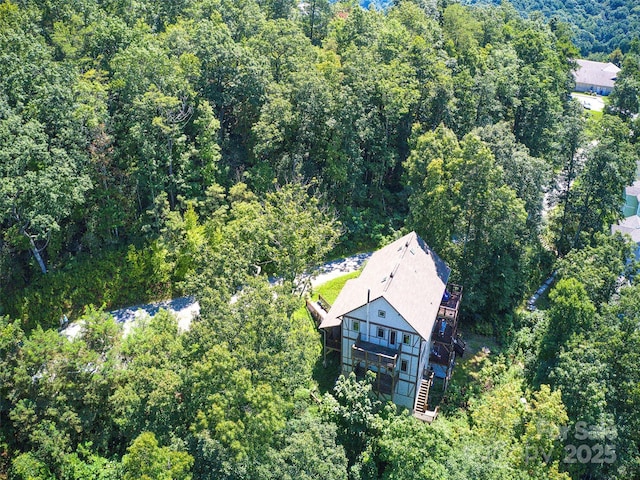 20A Lila Ln, Clyde, NC 28721 - view from above of property with a forest