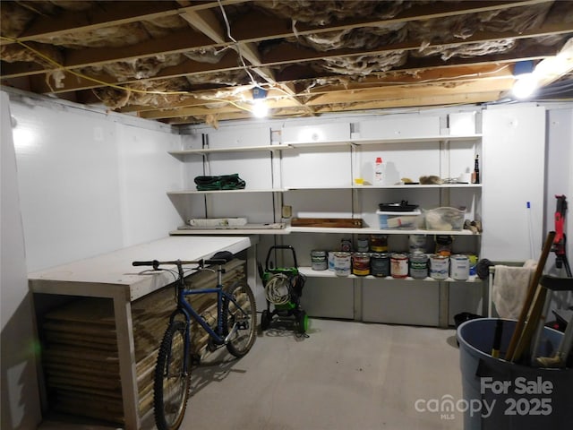 365 Trout Brook Loop, Newland, NC 28657 - view of unfinished basement