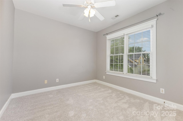 3906 Balsam St, Indian Trail, NC 28079 - carpeted empty room featuring baseboards and a ceiling fan