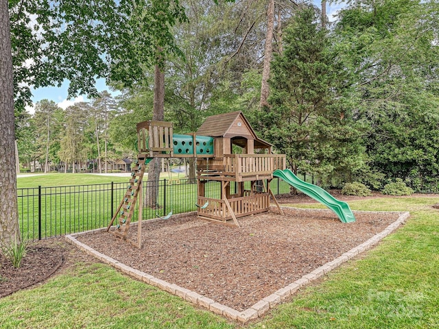 18419 Dembridge Dr, Davidson, NC 28036 - communal playground with view of wooded area