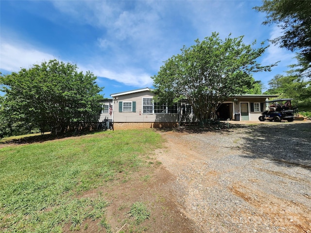 130 Susan Rd, Casar, NC 28020 - manufactured / mobile home with dirt driveway and a front yard