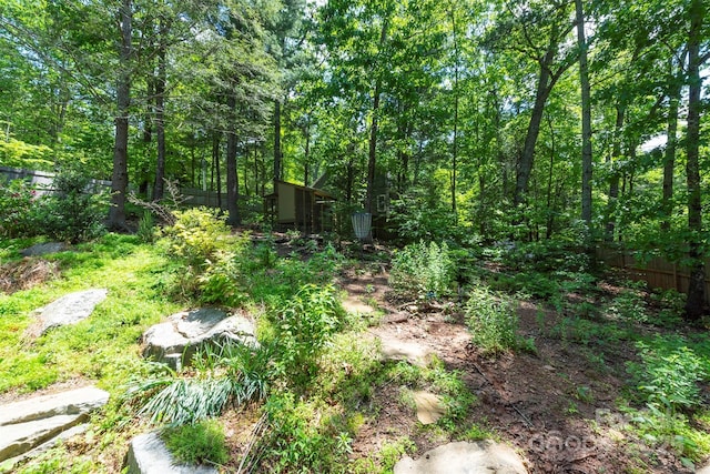 7 Western View St, Black Mountain, NC 28711 - view of yard with fence