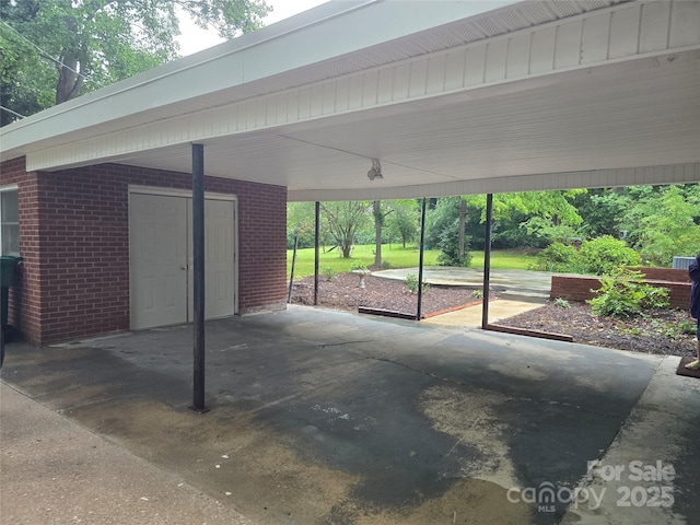 520 Crestview Dr, Albemarle, NC 28001 - view of patio with an attached carport