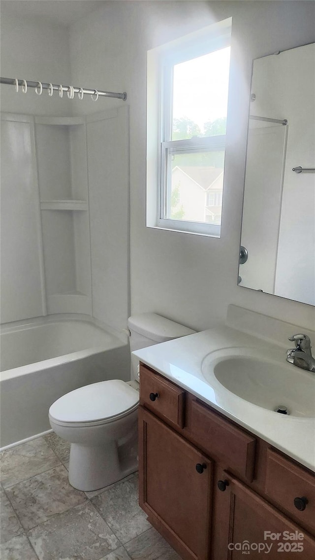 2061 Argentum Ave, Fort Mill, SC 29707 - bathroom featuring vanity, toilet, and tub / shower combination