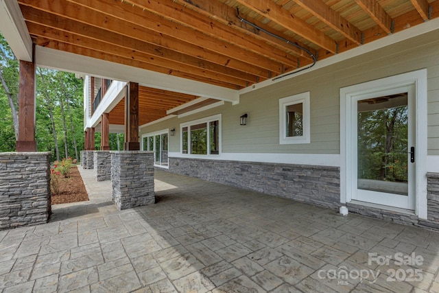 128 Saddle Ridge Dr, Alexander, NC 28701 - view of patio