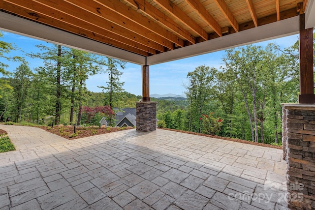 128 Saddle Ridge Dr, Alexander, NC 28701 - view of patio