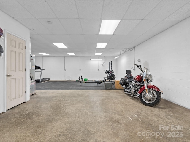 575 Upper Glady Fork Rd, Candler, NC 28715 - garage featuring concrete block wall