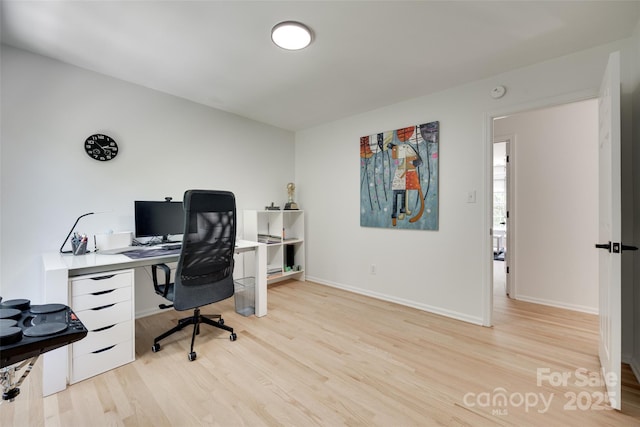 1134 Blueberry Ln, Charlotte, NC 28226 - office area featuring light wood-type flooring