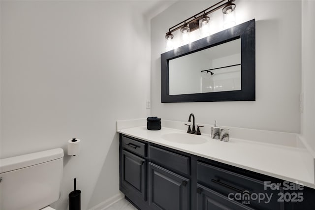 1134 Blueberry Ln, Charlotte, NC 28226 - bathroom with vanity and toilet