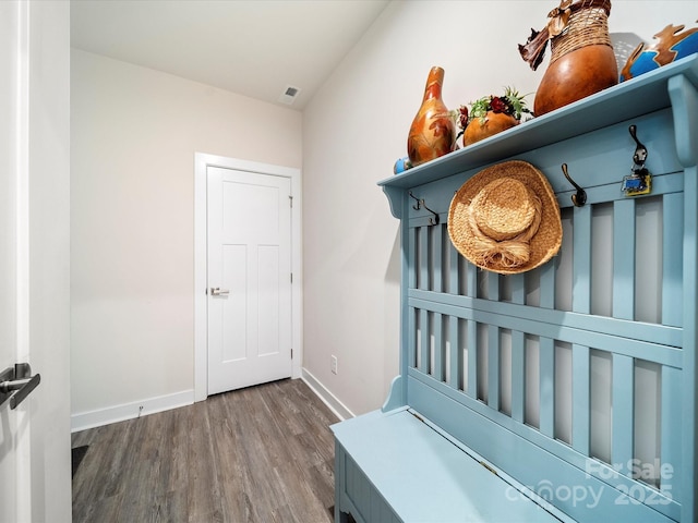 1456 Augustus Beamon Dr, Indian Trail, NC 28079 - mudroom featuring wood finished floors and baseboards