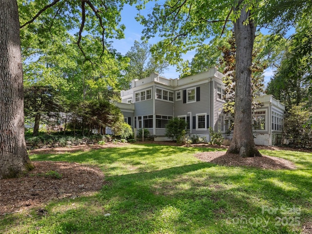 316 Vanderbilt Rd, Asheville, NC 28803 - rear view of house with a yard