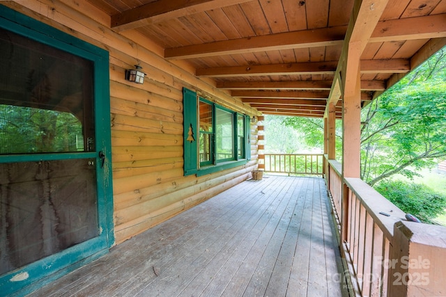 181 Settlers Ln, Waynesville, NC 28785 - view of deck