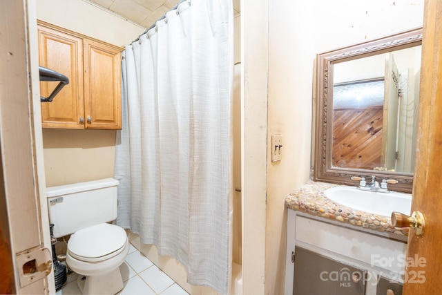 181 Settlers Ln, Waynesville, NC 28785 - full bathroom with toilet, vanity, and tile patterned floors