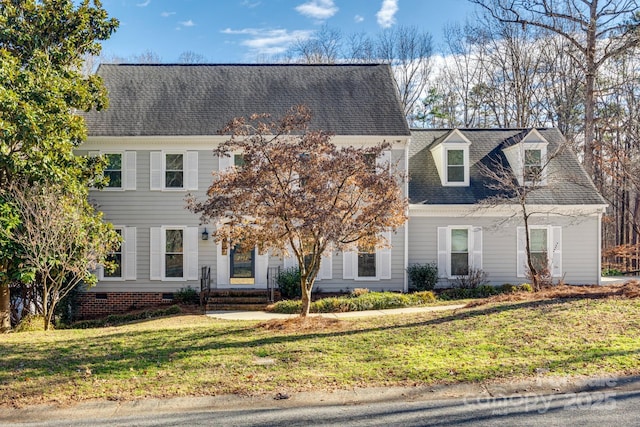 2702 Oxborough Dr, Matthews, NC 28105 - view of front of home featuring roof with shingles and a front lawn