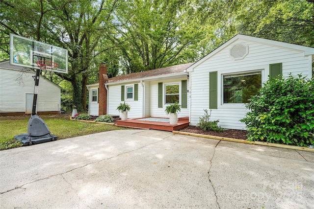 108 Greenwood Ave, Belmont, NC 28012 - ranch-style home with a chimney