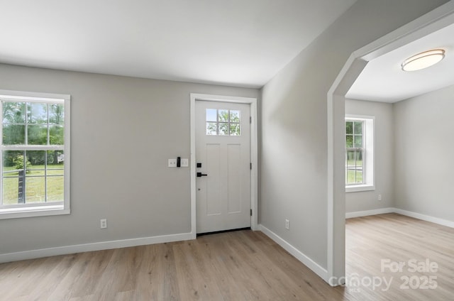 12382 Ritchie Rd, Midland, NC 28107 - entrance foyer with light wood-style floors and baseboards
