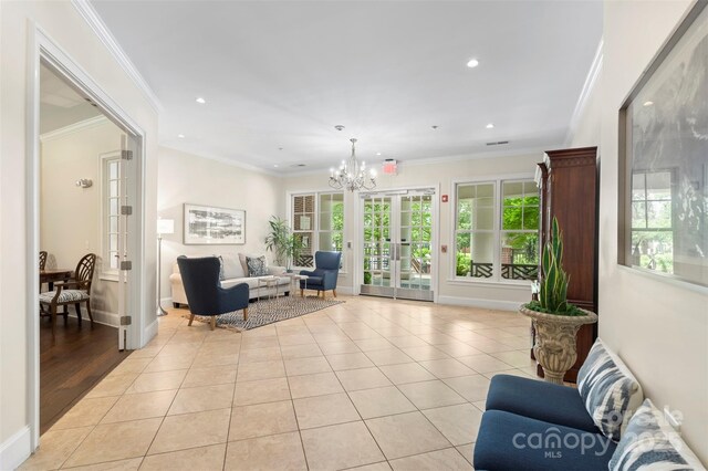 5425 Closeburn Rd Unit 208, Charlotte, NC 28210 - lobby featuring ornamental molding and recessed lighting