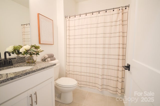 106 Sugg Trl, Weaverville, NC 28787 - full bathroom with vanity, tile patterned floors, and curtained shower