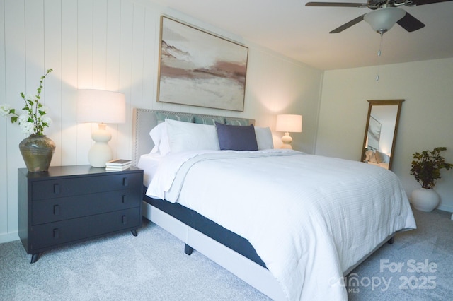 106 Sugg Trl, Weaverville, NC 28787 - bedroom with light carpet and a ceiling fan