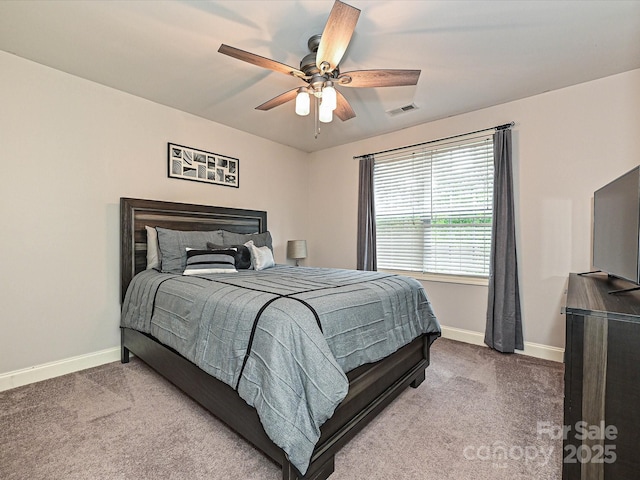 3409 Valdosta Ct, Monroe, NC 28110 - bedroom featuring carpet floors, baseboards, and ceiling fan