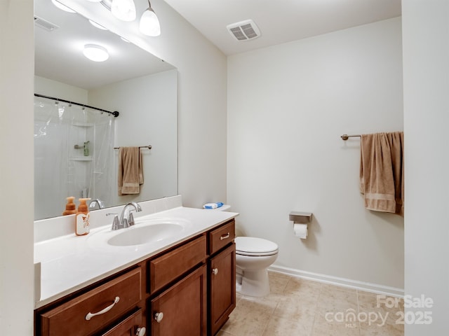 3306 Yarmouth Ln, Gastonia, NC 28056 - full bathroom with vanity, tile patterned flooring, and a shower with curtain