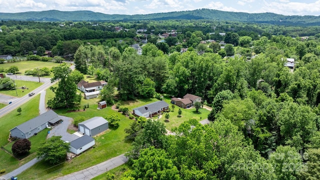 713 Crozet St NW, Valdese, NC 28690 - view of property location with a mountainous background and a forest
