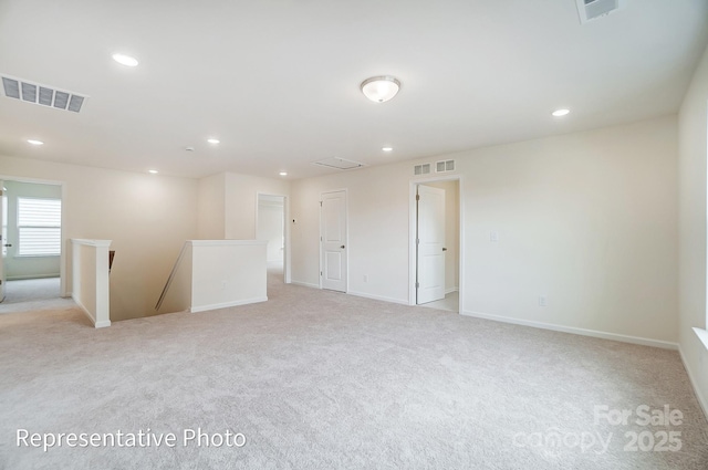 2233 Tabor Rd Unit 586, Sherrills Ford, NC 28673 - empty room with light colored carpet, recessed lighting, and baseboards