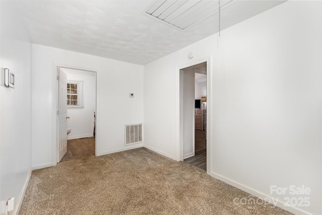 875 Marys Grove Rd, Cherryville, NC 28021 - carpeted spare room featuring attic access, baseboards, and a smoke detector