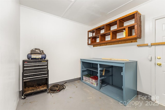 875 Marys Grove Rd, Cherryville, NC 28021 - miscellaneous room with concrete flooring